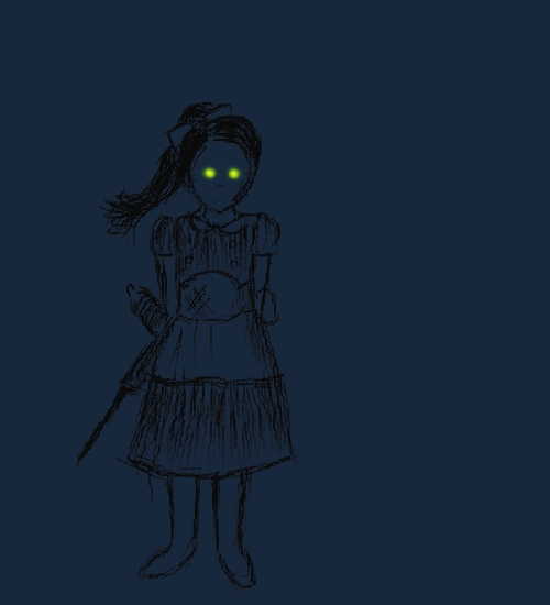 Bioshock: Little Sister doodle