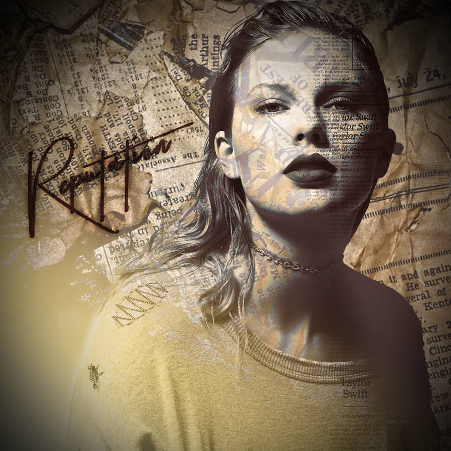 Taylor Swift Reputation Album Cover By Yudelrey On