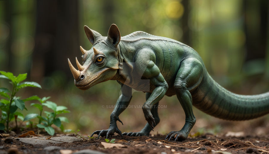 Rhinoceros Dinosaur Hybrid 001 by Summsel on DeviantArt