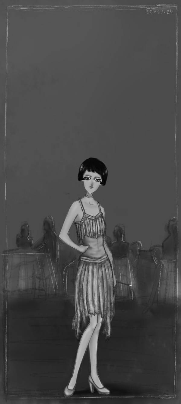 flapper girl by Trasnochar on DeviantArt