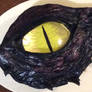 Black dragon - yellow eye