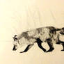 Red fox in winter WIP 2