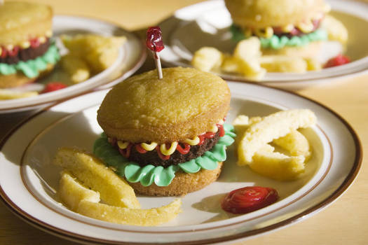 Hamburger Cupcakes