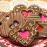 Chocolate Heart Sandwich Cookies