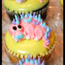 Valentine Dino Cupcake