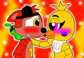 Rockstar Foxy x Rockstar Chica Art