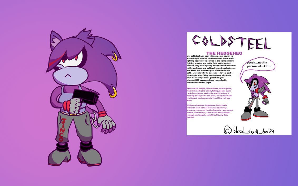Coldsteel the Hedgehog MBTI Personality Type: XXXX or XXXX?