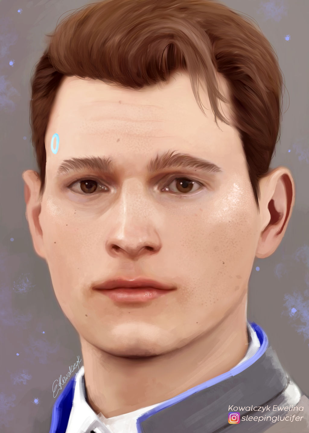 Bryan Dechart as Connor from Detroit: Become Human by sleepinglucifer