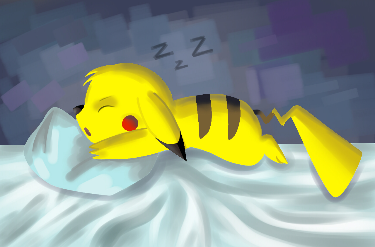 Pikachu and Shiny Raichu (Pokemon Sleep) by JJW199 on DeviantArt