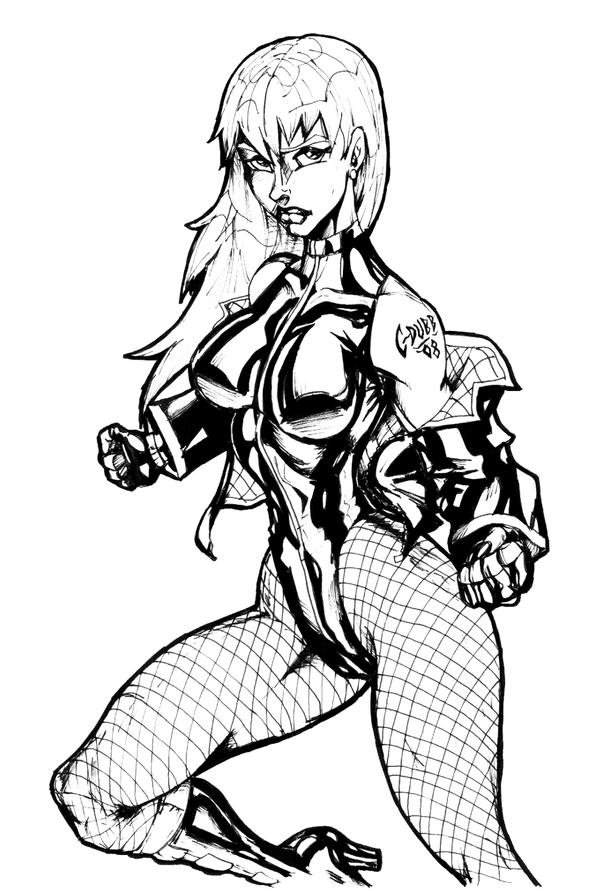 Black Canary-ink