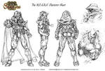 The M.E.G.A.S. Character sheet by CdubbArt