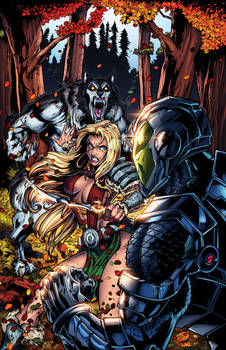 Night-Wolf issue 4, Cover