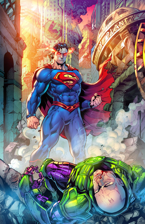 Superman Vs Lex Luthor by CdubbArt on DeviantArt