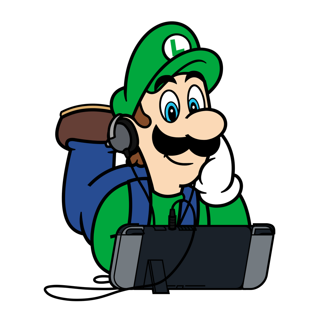 Super Mario x - Luigi PepVerbsNouns on