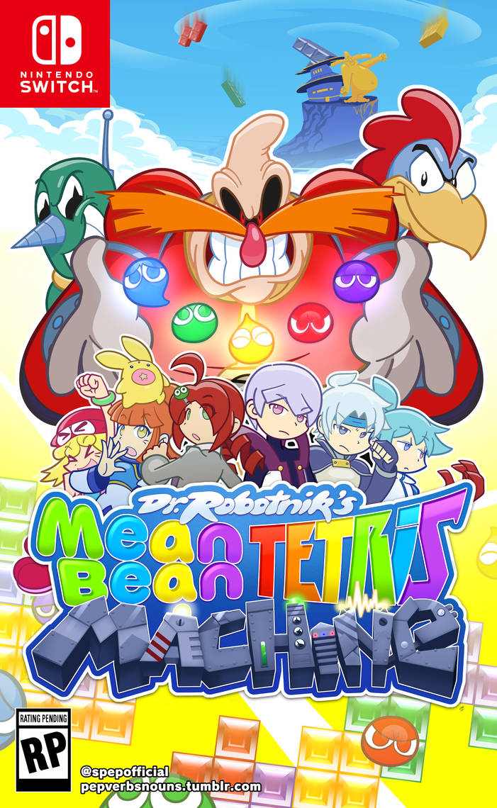 Dr. Robotnik's Mean Bean Tetris Machine by PepVerbsNouns
