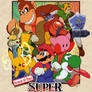 Super Smash Bros. 20th Anniversary Fan Poster