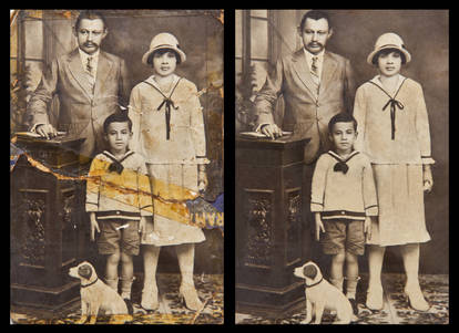 Restoring Damaged Photograph