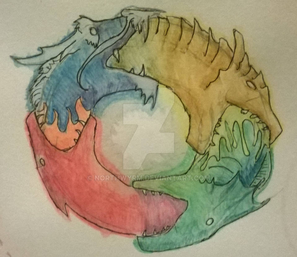 Elemental battles! by NorthWyrm on DeviantArt