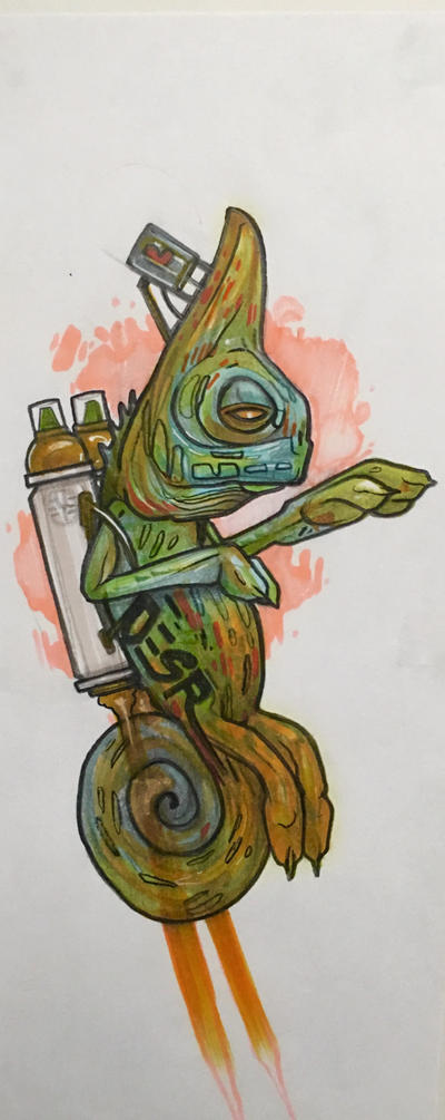 Rocket lizard by chiefdeser on DeviantArt