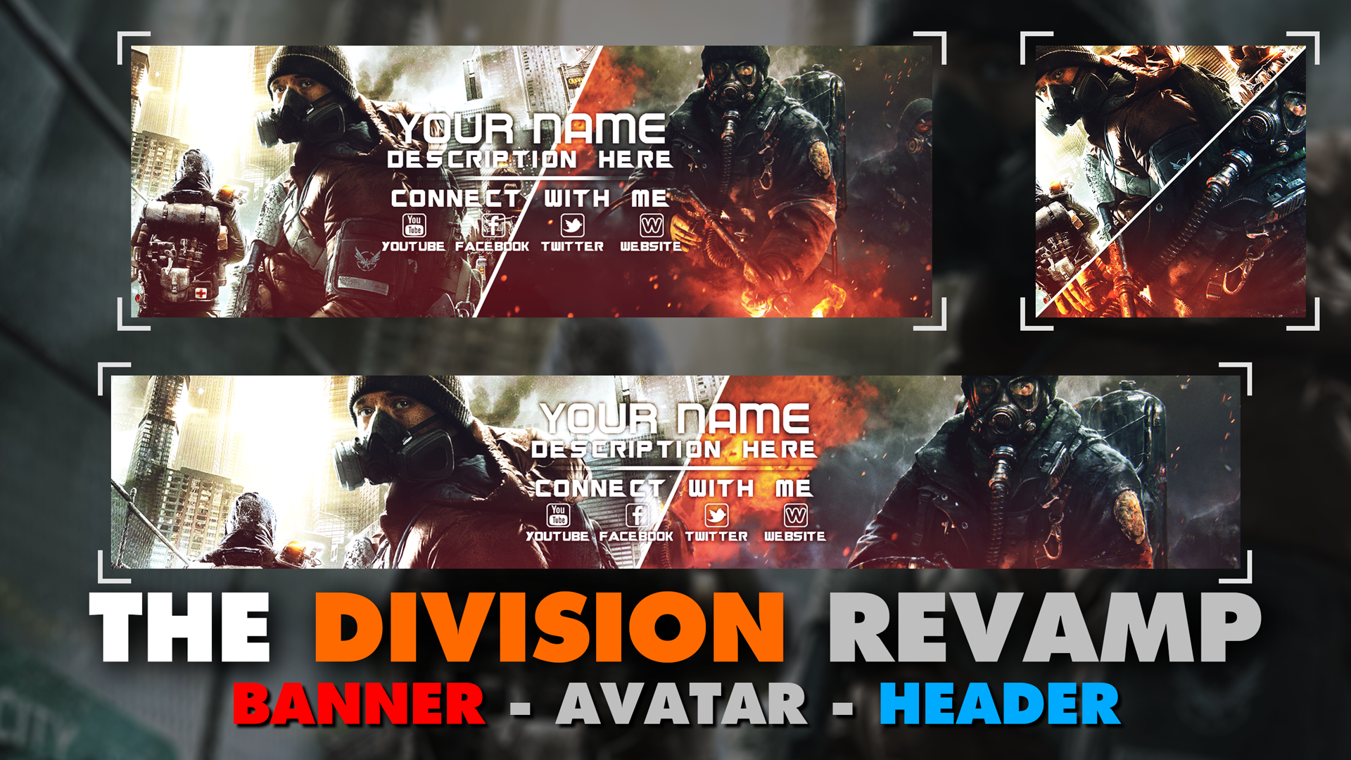 The Division Revamp Pack - Photoshop Template by AcezProduction on DeviantArt the-division-revamp-pack-photoshop-template-by-acezproduction-on-deviantart
