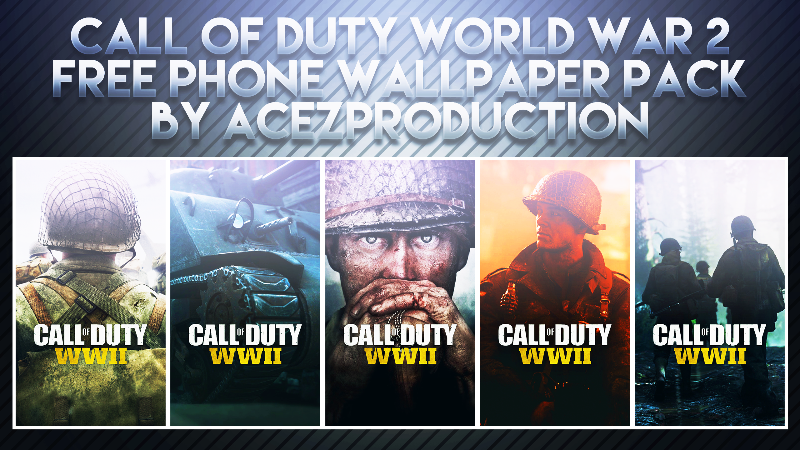Free Phone Wallpapers - Call of Duty WWII by AcezProduction on DeviantArt