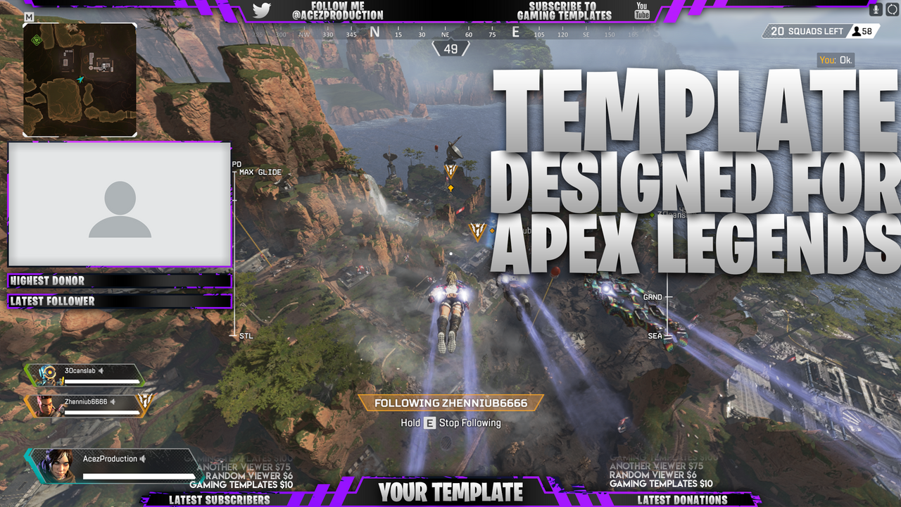 Live Stream Overlay Template Pack Apex Legends By Acezproduction On Deviantart Live Stream Overlay Template Pack Apex Legends By Acezproduction On Deviantart