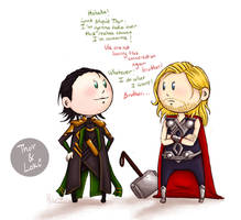 Thor and Loki