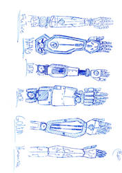 Robo hands sketch dump