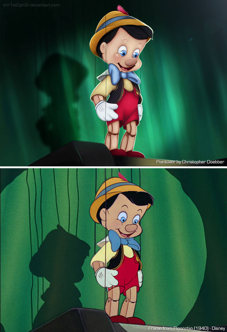 Pinocchio Paintover