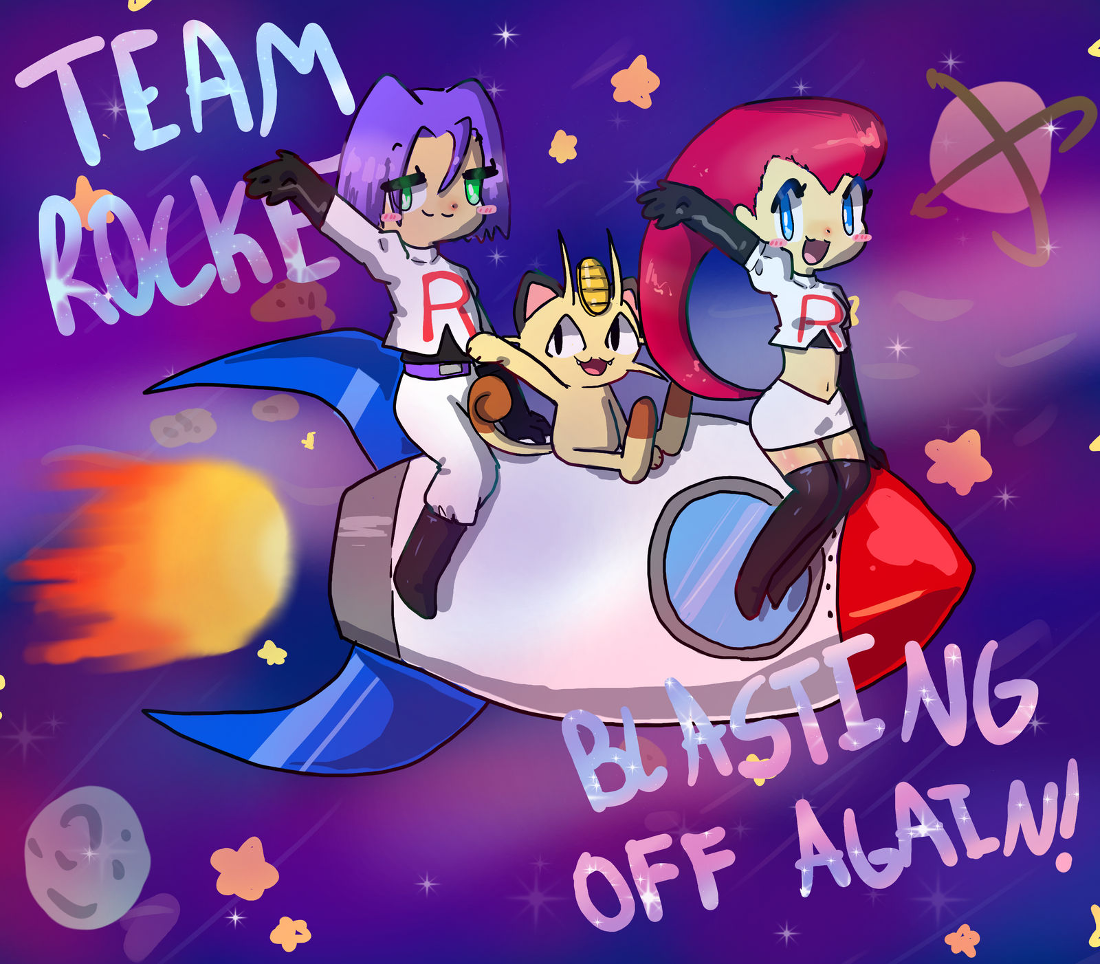 Team Roket Salute Team Rocket by Datonedudette on DeviantArt