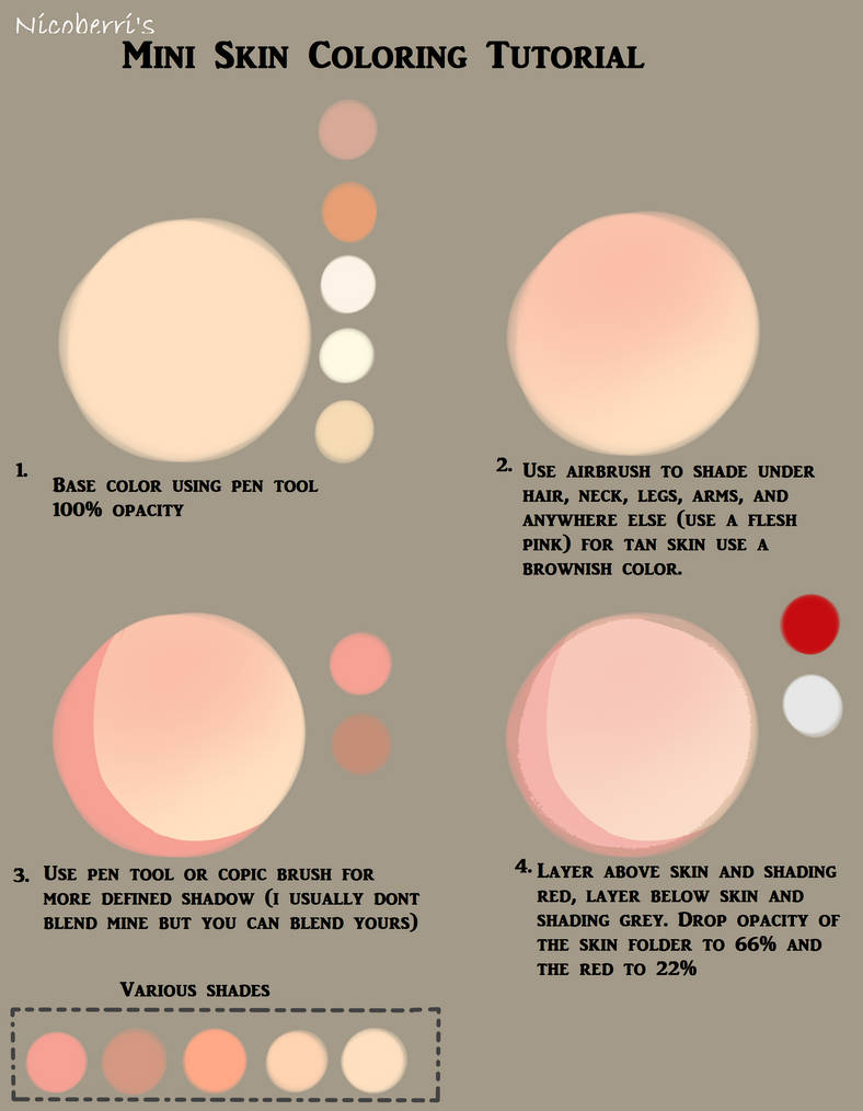 Skin Tutorial by Hainya on DeviantArt