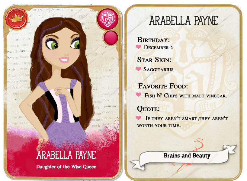 Arabella Payne-Ever After High oc