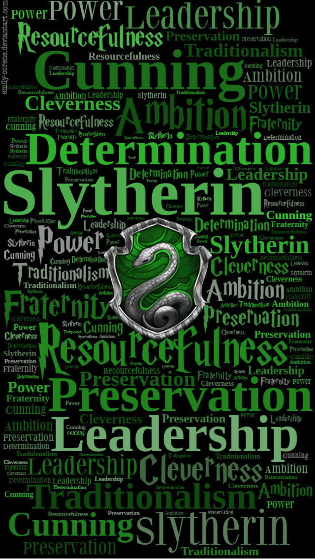 HD Slytherin Traits Phone Wallpaper