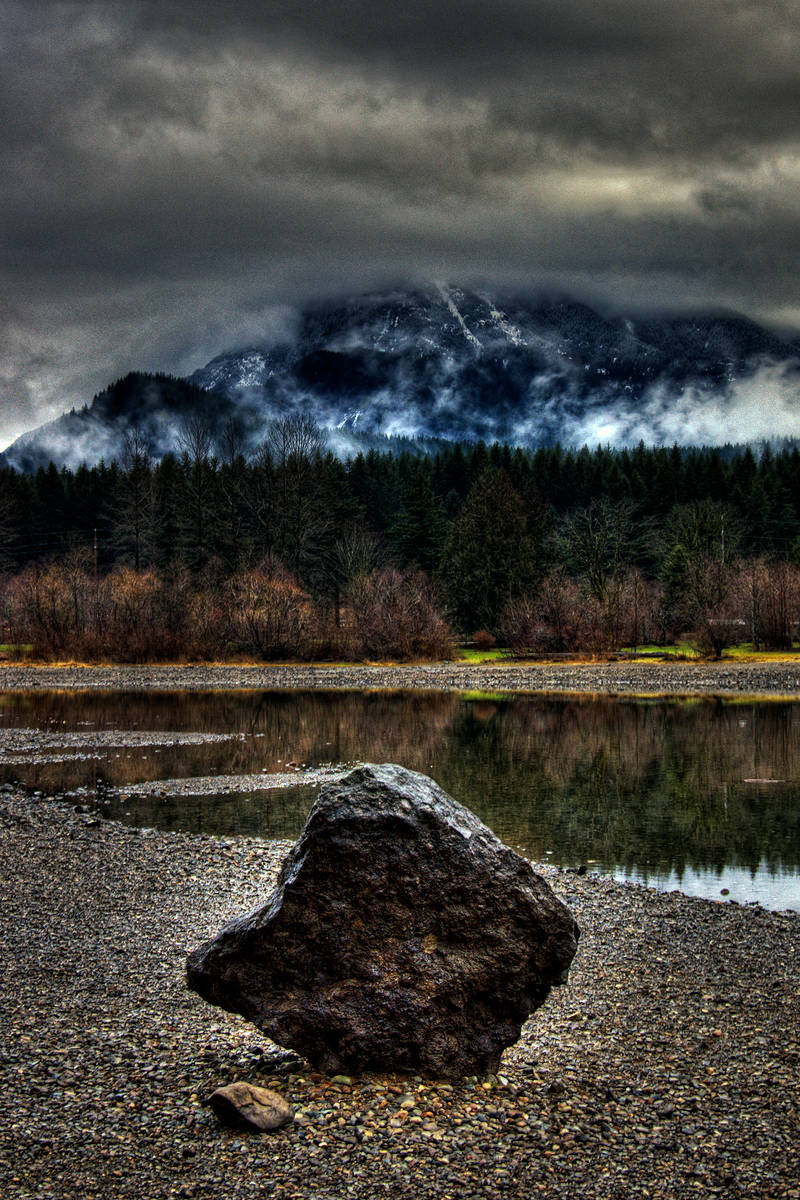 ...like a rock by the water... by UrbanRural-Photo