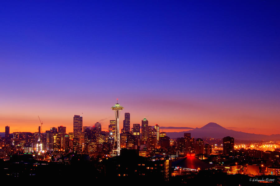 Seattle from Kerry Park by UrbanRural-Photo