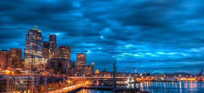 Surreal Seattle Panorama