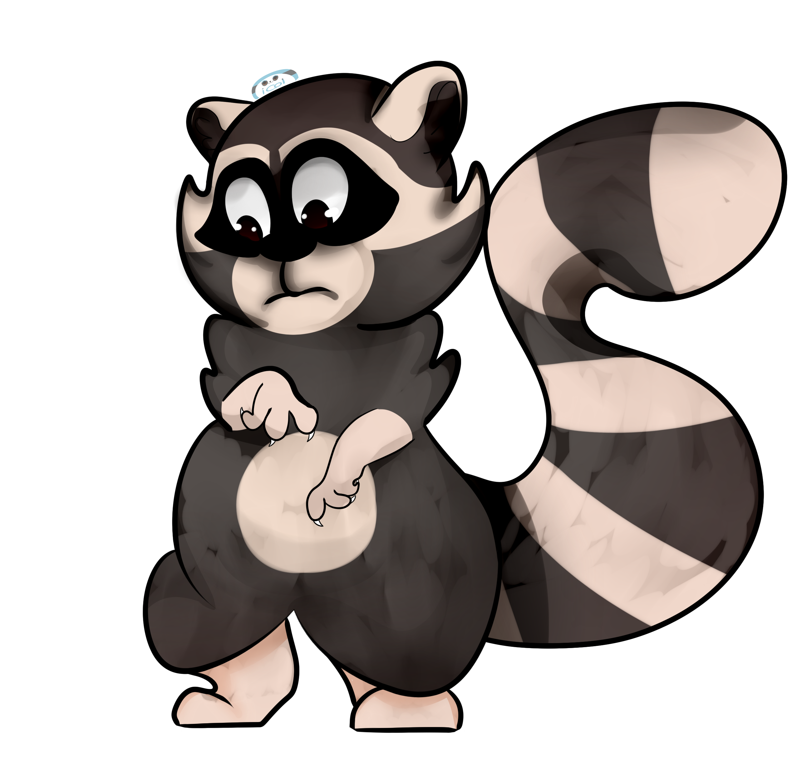 Chubby Raccoon by Nicool3 on DeviantArt