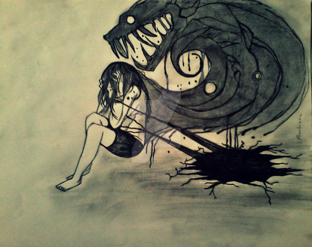 girl and monster