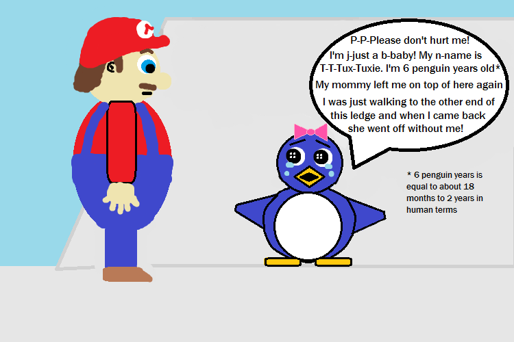 Mario 64 Baby Penguin (in a different light) 4