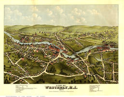 Map of Westerly Rhode Island from 1877