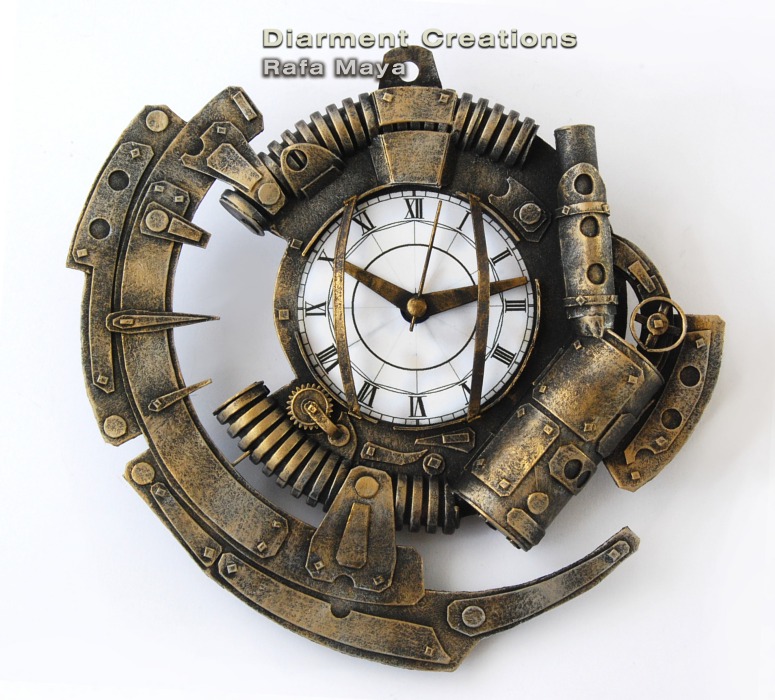 Steampunk Clock XIX by Diarment