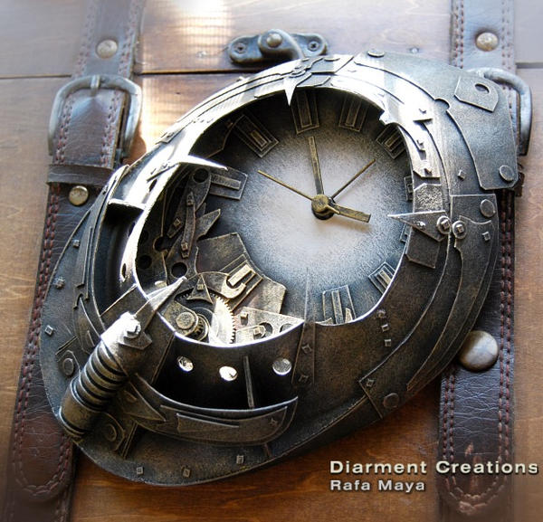 Steampunk Clock Atlantis by Diarment