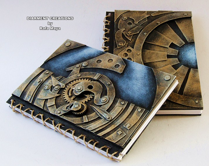 Steampunk Machinery Notebooks