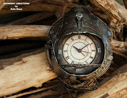 Steampunk Metal clock