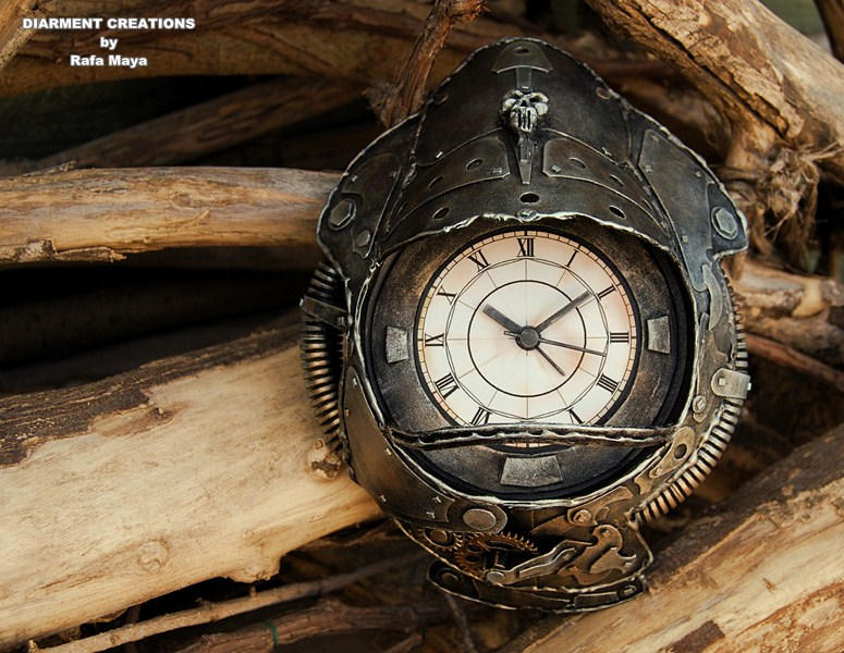 Steampunk Metal clock by Diarment on DeviantArt