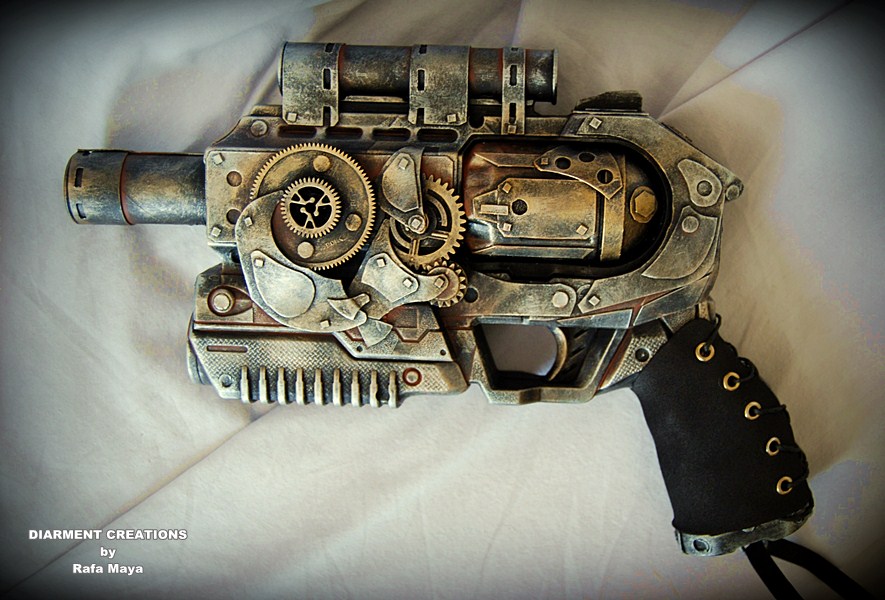 Steampunk Ray gun 2 by Diarment