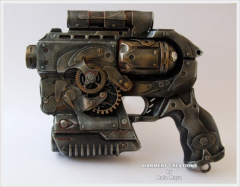 Steampunk Ray gun 3
