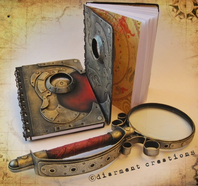 Steampunk Notebooks New