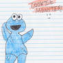 Cookie Monster Plushie doodle