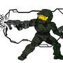 Master Chief from the Halo Universe (Colored)